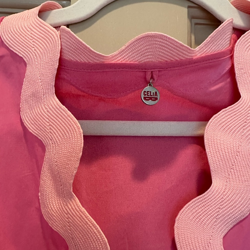 CeliaB Pink Piscis Ric Rac Midi Dress - Picture 3 of 6